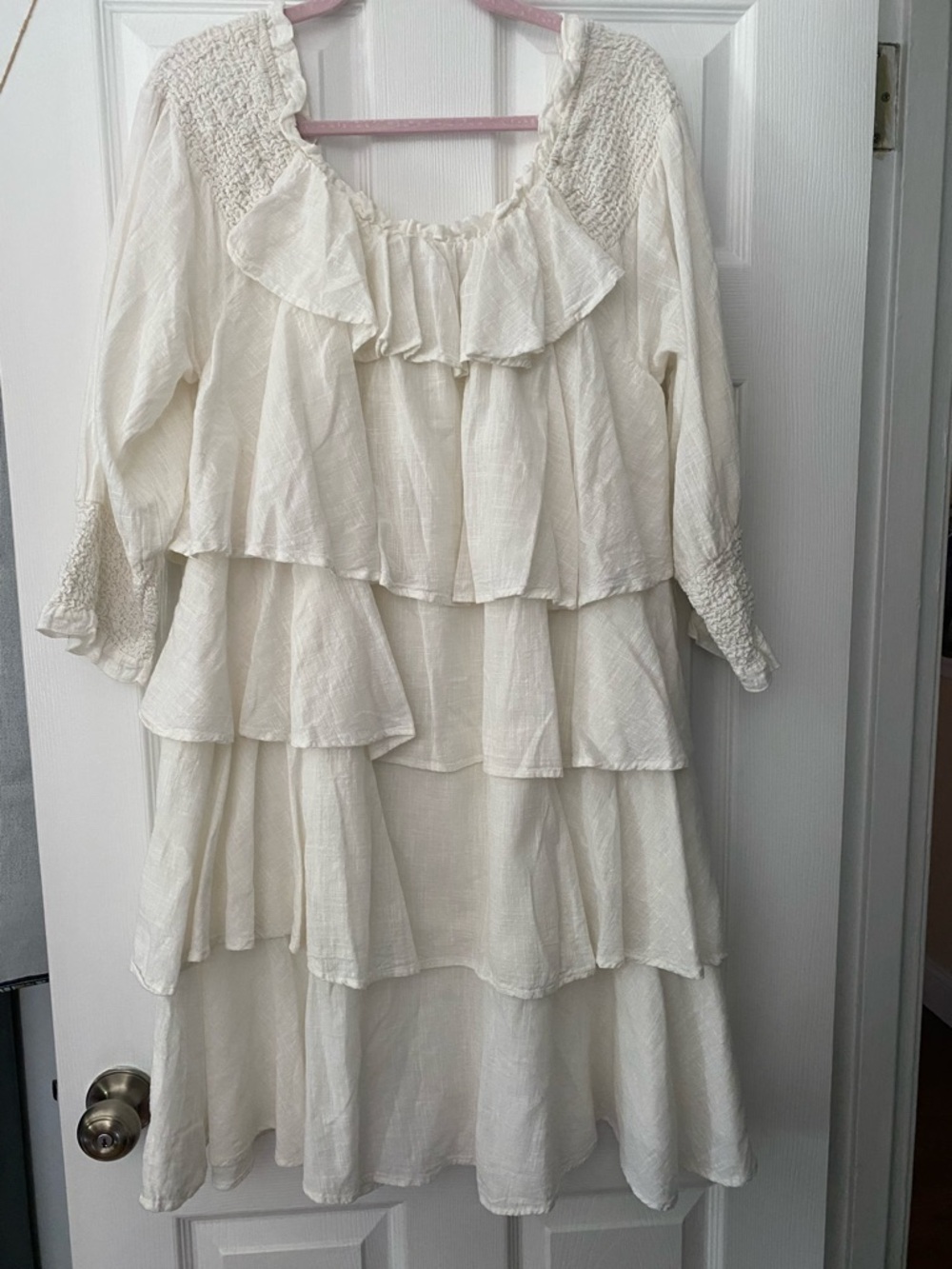 [Chelsea & Theodore] Ruffled Boho Midi Dress XL